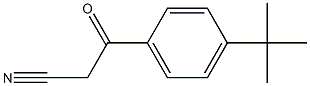 4-TERT-BUTYLBENZOYLACETONITRILE 96% Struktur