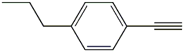 4-N-PROPYLPHENYLACETYLENE, 98%% Struktur