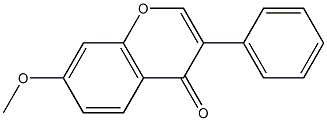 7-methoxy-3-phenyl-4H-chromen-4-one Struktur