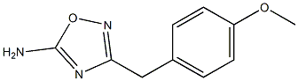 3-(4-methoxybenzyl)-1,2,4-oxadiazol-5-amine Struktur