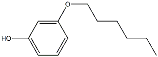 3-(hexyloxy)benzenol Struktur