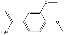 3,4-dimethoxybenzenecarbothioamide Struktur