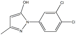 1-(3,4-dichlorophenyl)-3-methyl-1H-pyrazol-5-ol Struktur