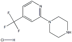 1-(4-Trifluoromethylpyrid-2-yl)piperazine HCl Struktur