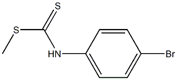 methyl (4-bromoanilino)methanedithioate Struktur