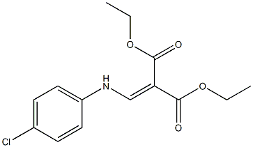 diethyl 2-[(4-chloroanilino)methylidene]malonate Struktur