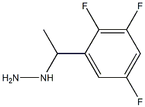 1-(1-(2,3,5-trifluorophenyl)ethyl)hydrazine Struktur