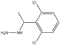 1-(1-(2,6-dichlorophenyl)ethyl)hydrazine Struktur