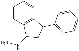 1-(2,3-dihydro-1-phenyl-1H-inden-3-yl)hydrazine Struktur