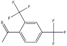 1-(2,4-bis(trifluoromethyl)phenyl)ethanethione Struktur