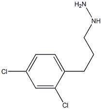 1-(3-(2,4-dichlorophenyl)propyl)hydrazine Struktur