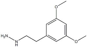 1-(3,5-dimethoxyphenethyl)hydrazine Struktur