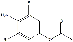 1-(4-Amino-3-bromo-5-fluoro-phenyl)-acetic acid Struktur