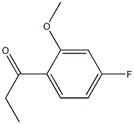 1-(4-fluoro-2-methoxyphenyl)propan-1-one Struktur