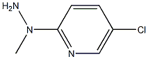 1-(5-chloropyridin-2-yl)-1-methylhydrazine Struktur