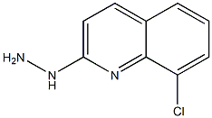 1-(8-chloroquinolin-2-yl)hydrazine Struktur