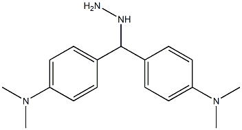 1-(bis(4dimethylaminophenyl)methyl)hydrazine Struktur