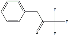 1,1,1-trifluoro-3-phenylpropane-2-thione Struktur