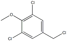 1,3-dichloro-5-(chloromethyl)-2-methoxybenzene Struktur