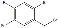 1,4-dibromo-2-(bromomethyl)-5-fluorobenzene Struktur