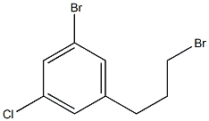 1-bromo-3-(3-bromopropyl)-5-chlorobenzene Struktur