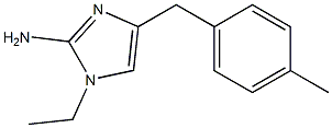 1-ethyl-4-(4-methylbenzyl)-1H-imidazol-2-amine Struktur