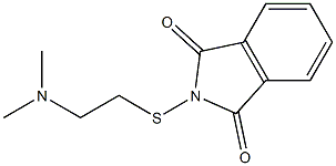 2-(2-(dimethylamino)ethylthio)isoindoline-1,3-dione Struktur