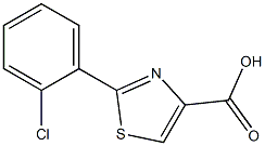 2-(2-CHLORO-PHENYL)-THIAZOLE-4-CARBOXYLIC ACID Struktur