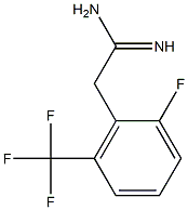 2-(2-fluoro-6-(trifluoromethyl)phenyl)acetamidine Struktur