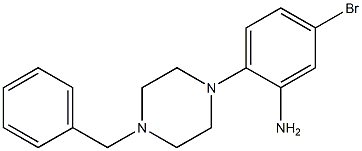 2-(4-BENZYLPIPERAZIN-1-YL)-5-BROMOANILINE Struktur