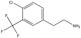 2-(4-chloro-3-(trifluoromethyl)phenyl)ethanamine Struktur