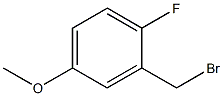 2-(bromomethyl)-1-fluoro-4-methoxybenzene Struktur