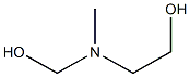 2-(N-(hydroxymethyl)-N-methylamino)ethanol Struktur