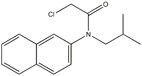 2-chloro-N-isobutyl-N-(naphthalen-2-yl)acetamide Struktur