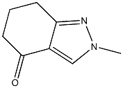 2-methyl-6,7-dihydro-2H-indazol-4(5H)-one Struktur