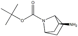 2S-2-Amino-7-aza-bicyclo[2.2.1]heptane-7-carboxylic acid tert-butyl ester Struktur