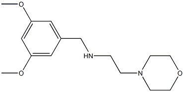 [(3,5-dimethoxyphenyl)methyl][2-(morpholin-4-yl)ethyl]amine Struktur