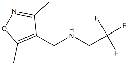 [(3,5-dimethyl-1,2-oxazol-4-yl)methyl](2,2,2-trifluoroethyl)amine Struktur