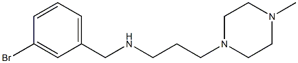 [(3-bromophenyl)methyl][3-(4-methylpiperazin-1-yl)propyl]amine Struktur