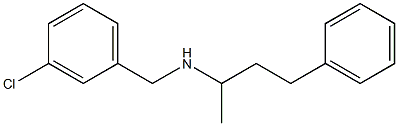 [(3-chlorophenyl)methyl](4-phenylbutan-2-yl)amine Struktur