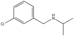 [(3-chlorophenyl)methyl](propan-2-yl)amine Struktur