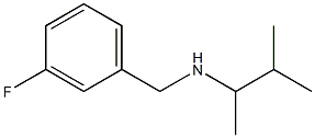 [(3-fluorophenyl)methyl](3-methylbutan-2-yl)amine Struktur