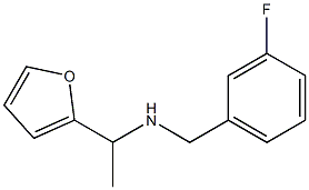 [(3-fluorophenyl)methyl][1-(furan-2-yl)ethyl]amine Struktur