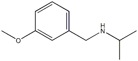 [(3-methoxyphenyl)methyl](propan-2-yl)amine Struktur