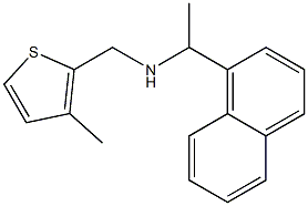 [(3-methylthiophen-2-yl)methyl][1-(naphthalen-1-yl)ethyl]amine Struktur