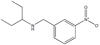 [(3-nitrophenyl)methyl](pentan-3-yl)amine Struktur