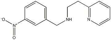 [(3-nitrophenyl)methyl][2-(pyridin-2-yl)ethyl]amine Struktur