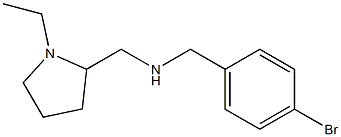 [(4-bromophenyl)methyl][(1-ethylpyrrolidin-2-yl)methyl]amine Struktur