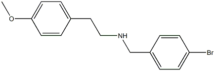 [(4-bromophenyl)methyl][2-(4-methoxyphenyl)ethyl]amine Struktur