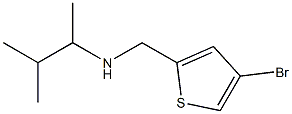 [(4-bromothiophen-2-yl)methyl](3-methylbutan-2-yl)amine Struktur